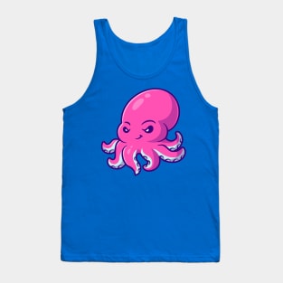 Cute Octopus Cartoon Tank Top